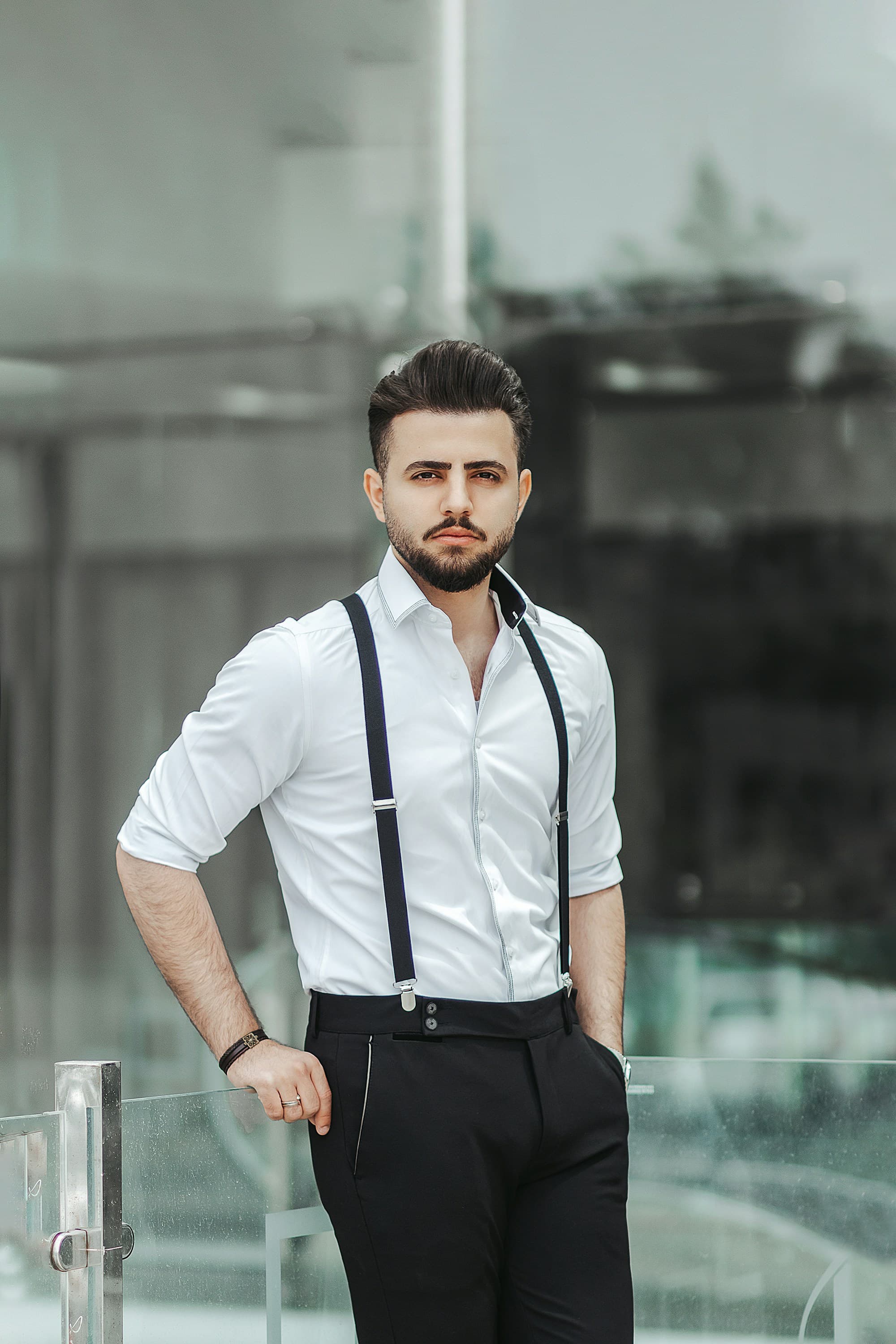 Alternate view of the tapered trousers