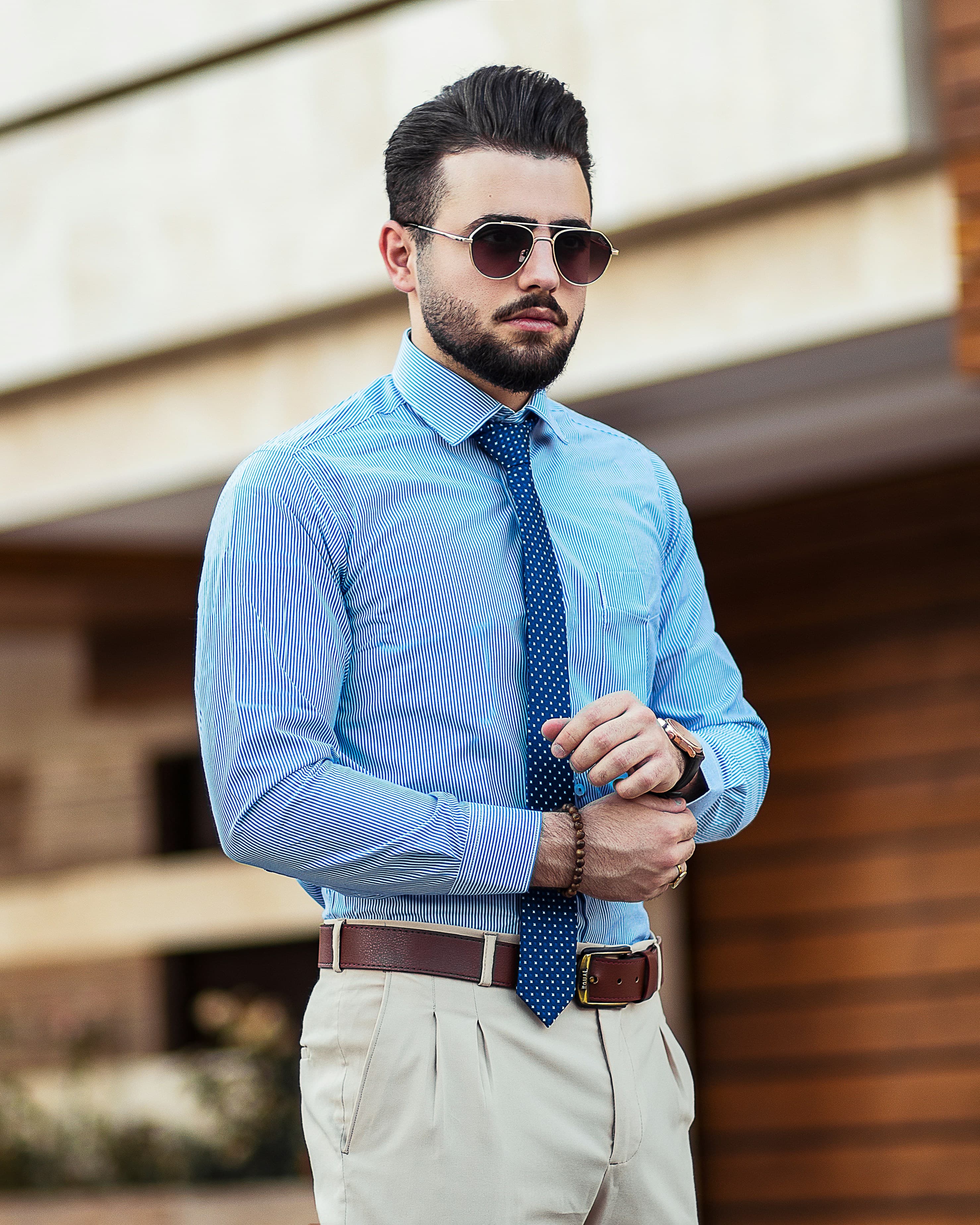 Alternate view of the poplin shirt